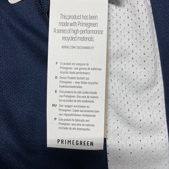 Adidas C365 Shorts Men’s Small Navy White Mesh Primegreen Athletic Training NWT - Picture 9 of 16
